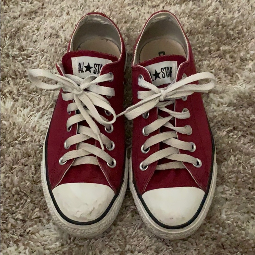 Maroon Converse